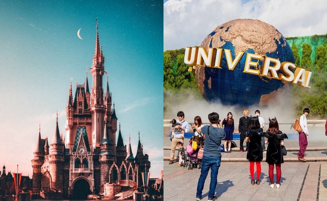 How far is Disney World from Universal Studios